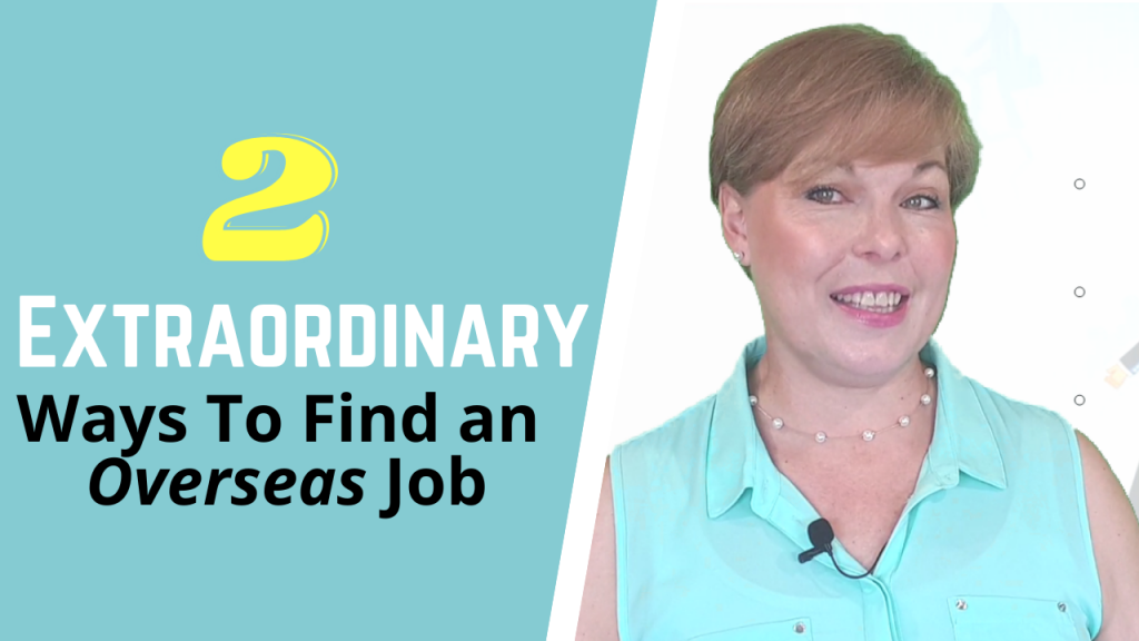 In this video, I will reveal how to find a job overseas, by implementing two extraordinary tactics.